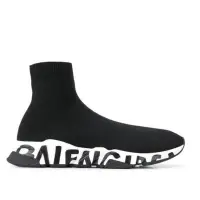 在飛比找Yahoo!奇摩拍賣優惠-Balenciaga speed trainer塗鴉logo