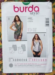 Burda 7506 Sewing Pattern , Top, Size 8-20 , Uncut