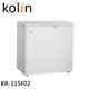 KOLIN 歌林 155L臥式 冷藏櫃 冷凍櫃 二用冰櫃 KR-115F02-W