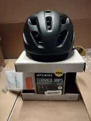 Giro Cormick Mips Cycling Helmet Adult Universal Matte Black Blue Straps