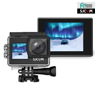 (送64G卡)FLYone SJCAM SJ4000 Dual 4K雙螢幕 WIFI 運動攝影機 (5.6折)