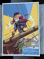 Marini Silkscreen Poster Festival Comics Antibes 2002 N/S 300 Ex 29x42 Mint