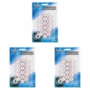 48pc Formula Sports Kelly Pool Marbles Cue Sport Accessories Pool Set White
