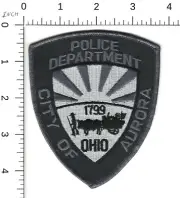 OLDER AURORA POLICE DEPARTMENT PATCH OHIO OH SWAT SUBDUED
