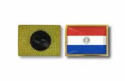 pins pin's flag national badge metal lapel backpack hat button vest paraguay
