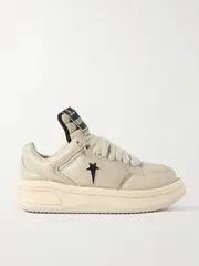 [Rick Owens] Rick Owens - + Converse Inflated Turbowpn Leather Sneakers - Gray - US9 US 9 Gray