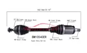 CV Axle Assembly-Extreme Weather Unit - TPE Boot Equipped PROTECH BM10540ER (for: BMW)