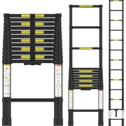 Advwin 3.8m Portable Aluminum Telescoping Ladder