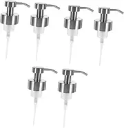 Gatuida 6 Pcs Foam Soap Dispenser Shampoo Liquid Soap Pump Dispenser Replacement Pump for Soap Dispenser Lotion Bottle Pump Sink Lotion Pump Parts Mason Jar Pump Soap Dispenser Pump 304