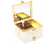 M ical Jewellery Box with Classic Rotating Ballerina Dancer M ic Box Necklace Ring Storage Org with Mirror Jewelry Box for Girls Ballerina M ic Box