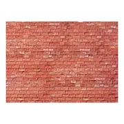 Faller Wall Card Cut Stone Red