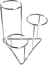 yuksok 3 Tier Serving Platter Stand, Food Dish Display Stand Frame Organiser Platter Stand, Tiered Serving Tray for Home Kitchen