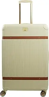FUL Tommy Bahama Rolling Luggage, Hard-Sided Suitcases with Spinner Wheels, Cream, 30.5 Inch, Tommy Bahama 30.5 Inches Rolling Luggage, Hard-Sided Suitcases with Spinner Wheels