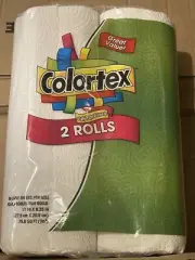 Colortex Paper Towels 2-Ply 60 Sheets 5-2pack Wrapped Rolls. 10 Total Rolls