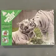 The Shmuzzle Puzzle Shmurtle Edition White Tigers 264 Pieces NIP Kmart 15 X 18”