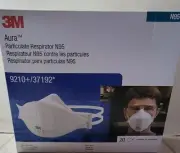 3M AURA 9210 PARTICULATE RESPIRATOR N95 MASKS 20 **AUTHENTIC