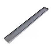 300-5600mm Lauxes Shower Grate Drain Aluminium Slimline Tile Insert Indoor Outdoor Silver Surface