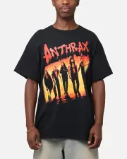 [Anthrax] Anthrax Coney Island T-shirt Black - Size XL XL Black