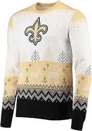 NFL Ugly Sweater Xmas Knit Pullover - New Orleans Saints - M