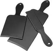 Bafnsiji 3Pcs Hair Color Board, Hair Color Board Set, Hair Coloring Board, Hair Dye Paddle, Black Plastic Hair Dye Kit