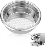 58 mm Espresso Coffee Filter Basket Strainer - 2 Cups Stainless Steel Coffee Filter Compatible with Espresso Machine, for Double Espresso 18-20 g, for 58 mm Portafilter (Filter Basket for Espresso, 58