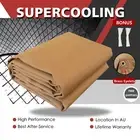 300x300cm Heavy Duty Dark Tan Canvas Tarp Tarpaulin Sun Blocked Waterproof Tent
