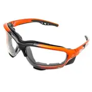 Recka Safety Glasses and Goggles Combo, Rated to ANSI z87.1-2015, Clear