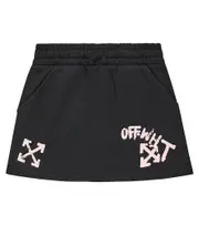 [Off-White Kids] Off-White Kids Arrows cotton jersey skirt Y 12 black