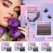 1Box DIY Lash Extension Kit Lash Clusters Individual Lashes 3D Cluster Eyelash