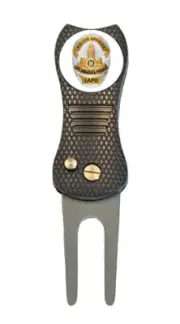 LAPD Los Angeles LA Police Golf Ball Marker + Premium Switchblade Divot Tool