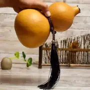 Gourd Flasks with Base with Tassel Rope Gourd Shape Portable Flagon for Bday