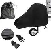 600D Oxford Caravan RV Hitch Cover,Heavyduty Universal Waterproof Breathable Tarpaulin Tarp Adjustable Windproof Buckle,Camper Trailer Towing Ball Coupling Lock Tow Hitch Cover Tongue Jack Cover Bag