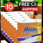 Handee Ultra Double Length Paper Towels 10 x 2-Pack, Crisp White | 2-Day Fast De