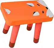 Wooden Step Stool and Girls Lounge Cartoon Animal Stool for Bathroom Footrest