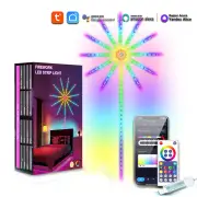 Tuya 0.5M*10+1M*1 Festive Atmosphere Decorative Colorful Firework Lights LED Colorful Firework Sound Drum Meteor Explosi