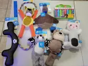 Puppy Toy Animal Planet Plush Lion Dog Toy Lot w/ Squeaker & Soft Cozy Fur NEW!