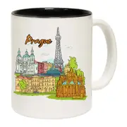 Prague Czech Republic Country Flag Destination Mug Cup