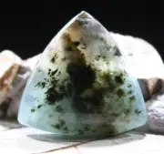 5.84 Peruvian Blue Opal Dendrites Peru cabochon High quality Andean blue opal