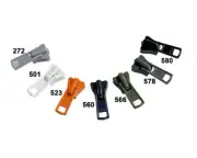 Sale 25pcs YKK Zipper Repair Kit #3 Molded Plastic Jacket Zipper Pulls