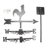 Rooster Weather Vane - Retro Cockerel Weathervane Silhouette - Decorative9790