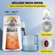 Water Distiller Purifier 4L Stainless Steel Filter Pure Drinking Water Machine