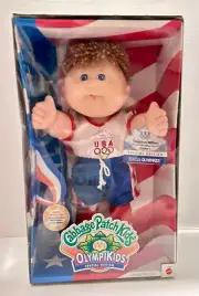 1996 OLYMPICKIDS SPECIAL EDITION CABBAGE PATCH KID "SOCCER" BOY-THADDEUS WILIAMS
