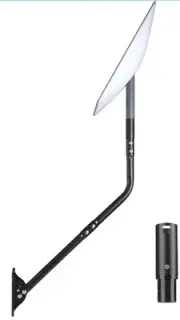 Starlink Mounting Kit with Adjustable Pivot/Lock Bracket and J-Pole Mast for