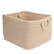 Colonial Mills Modern Farmhouse Braided Mudroom 12x10x8", Linen - OD06A012X008S