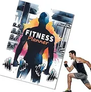 Workout Log Book,Wellness Planner Journal For Women - Gym Weight Loss Notebook For Achieving Your Wellness Goals