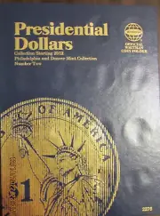 2276 Whitman FOLDER FOR Presidential Dollars P&D 2012-2016