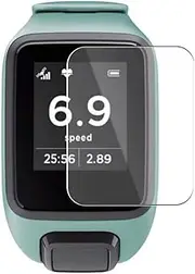 [Puccy] 3 Pack Screen Protector Film, compatible with TomTom Spark 3/Spark 3 Cardio Smartwatch Hybrid Watch TPU Guard （ Not Tempered Glass Protectors ）
