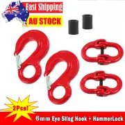 6mm Hammerlock w/Slip Hook for Safety Chain Caravan Trailer connecting Extend