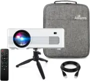 Native 1080P Mini Projector with 8500 Lumens Enhanced Portable Projector ALLIUMS