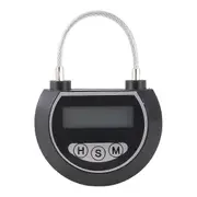 Hpscdyo Electronic Time Lock Timer Lock Container Multi Function Time Lock Bin compatible with Toys Black-C15